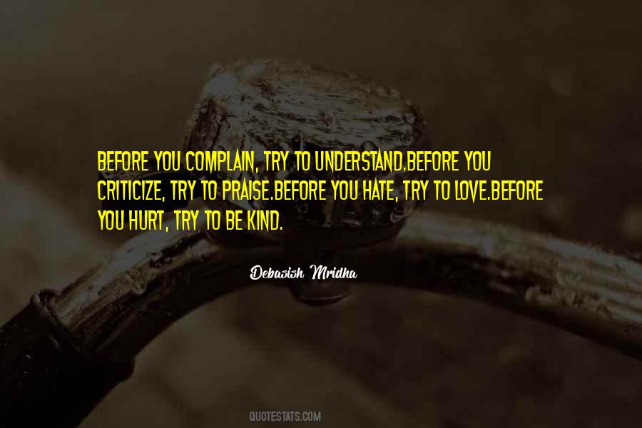 Before You Complain Quotes #1232507