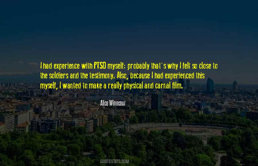 Ptsd Soldier Quotes #1069736