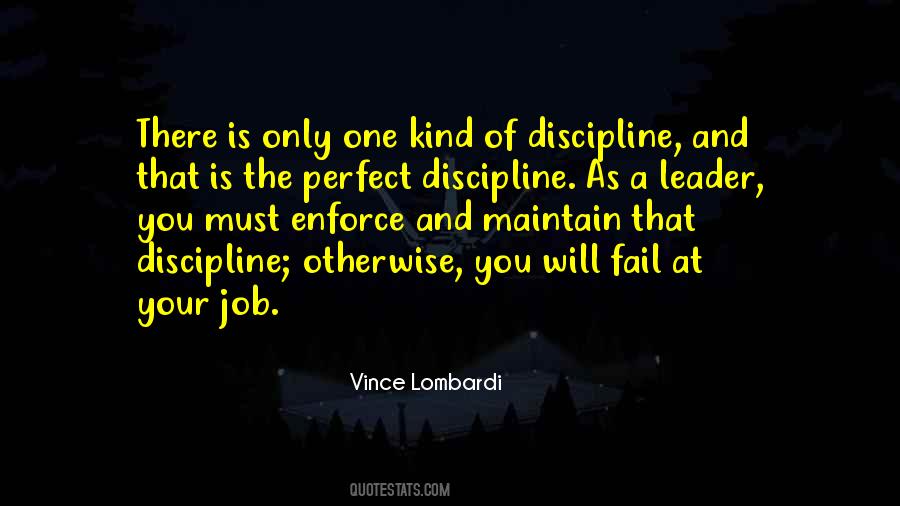 Perfect Leader Quotes #1250913