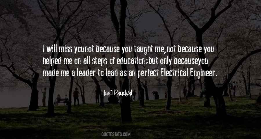 Perfect Leader Quotes #1379502