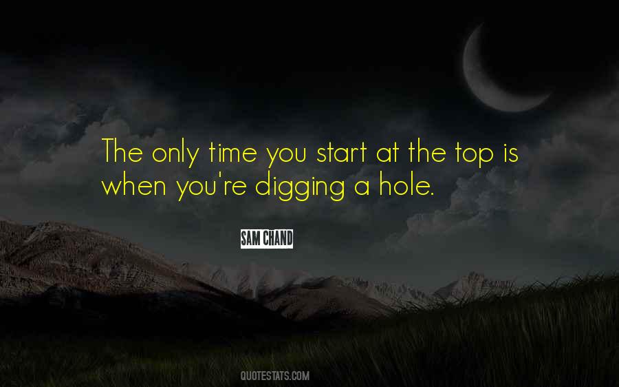 Digging Hole Quotes #1672498