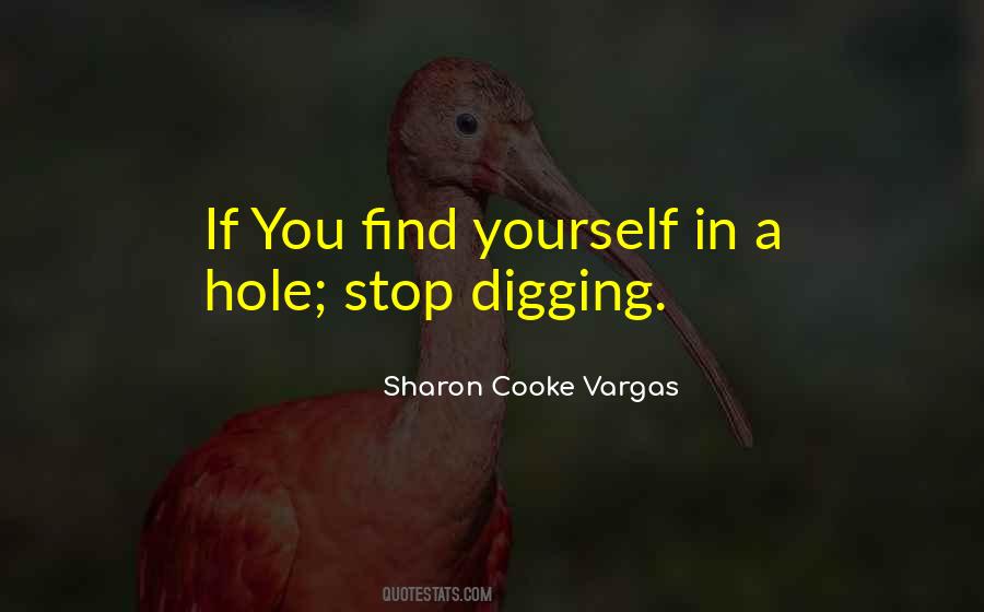 Digging Hole Quotes #540756