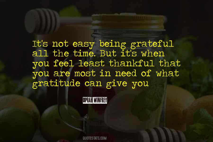 Quotes About Being Grateful Oprah #1141274