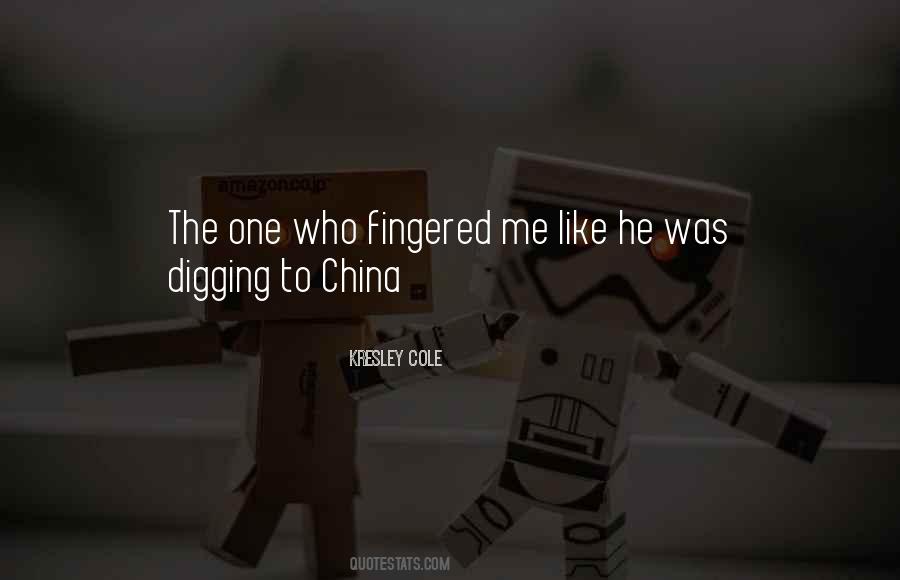 Digging To China Quotes #124118