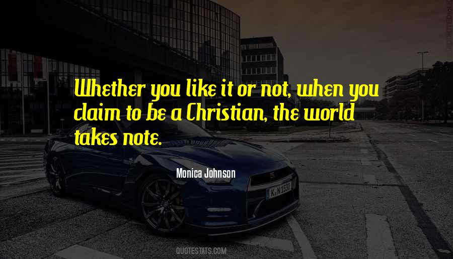 Be A Christian Quotes #1312635