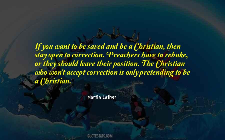 Be A Christian Quotes #1420775