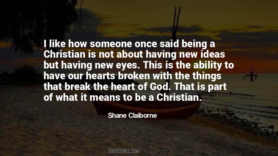 Be A Christian Quotes #1444198