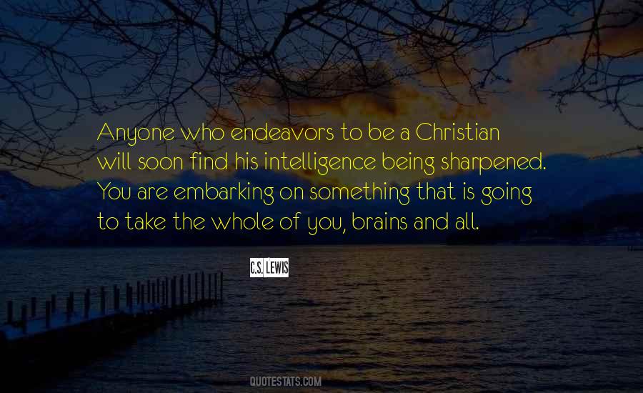 Be A Christian Quotes #1478783