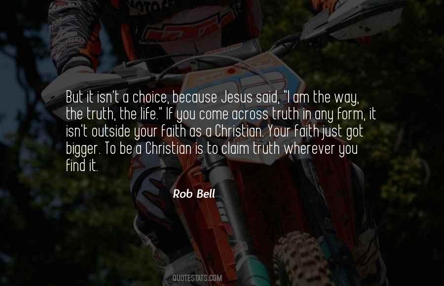 Be A Christian Quotes #1551502