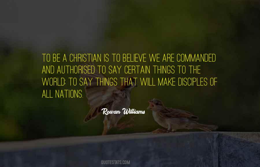 Be A Christian Quotes #462305