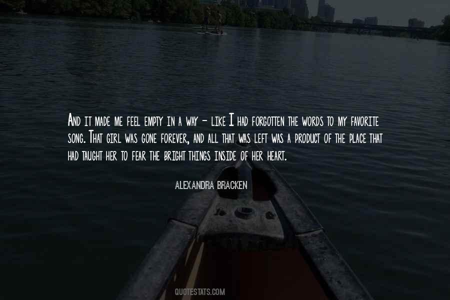 Quotes About Fear Inside #1795591