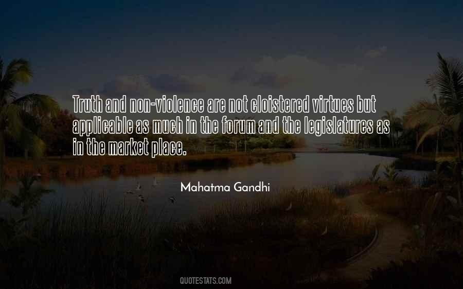 Peace And Non Violence Quotes #1164782