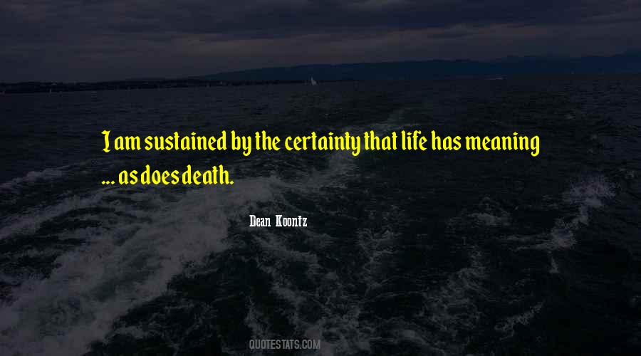 Meaning Death Quotes #1202991