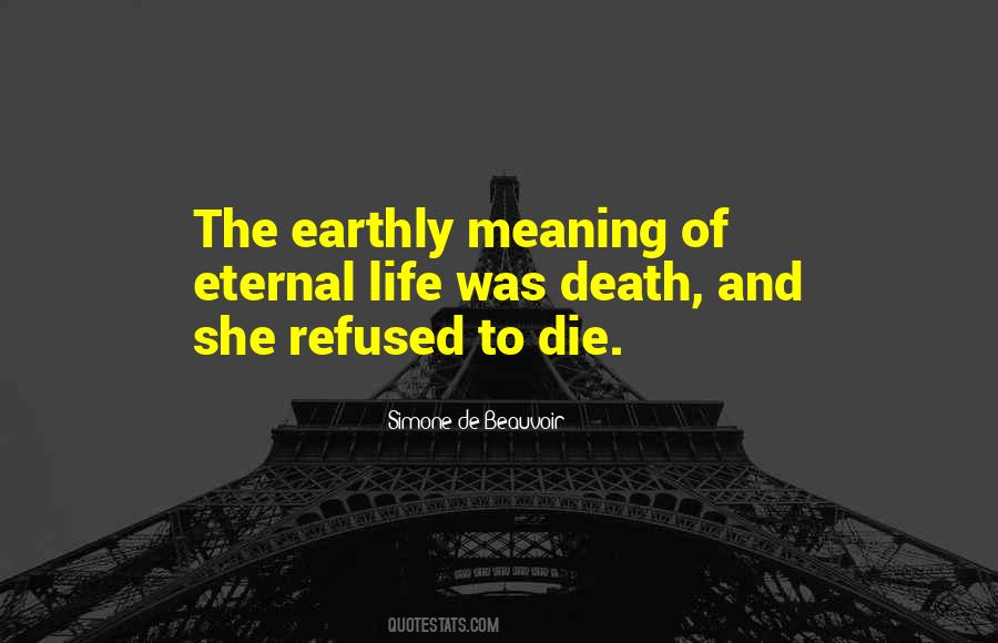 Meaning Death Quotes #1210127