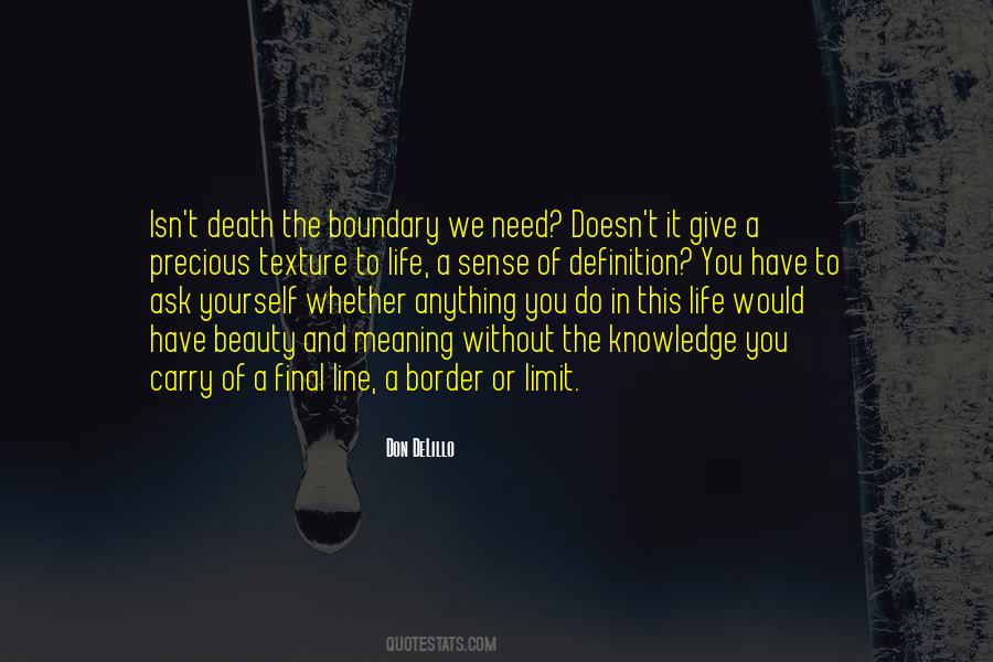 Meaning Death Quotes #1517821