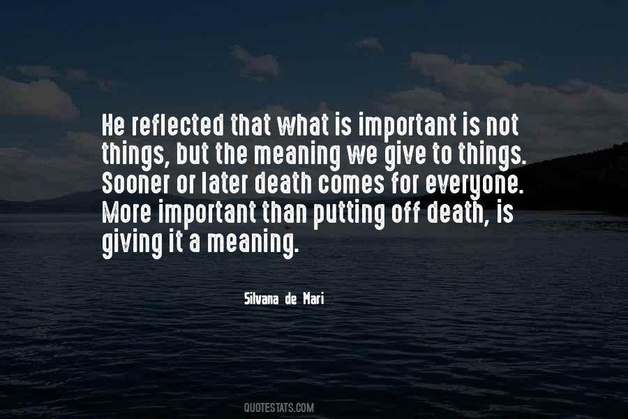 Meaning Death Quotes #641418