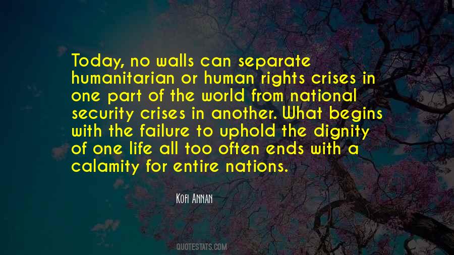 Dignity Of Human Life Quotes #746039