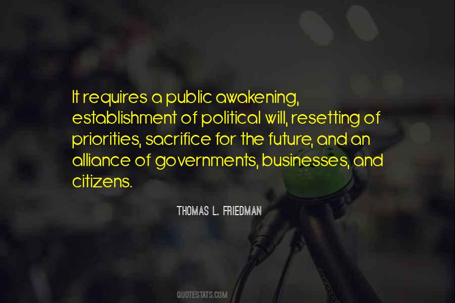 Sacrifice For The Future Quotes #129252