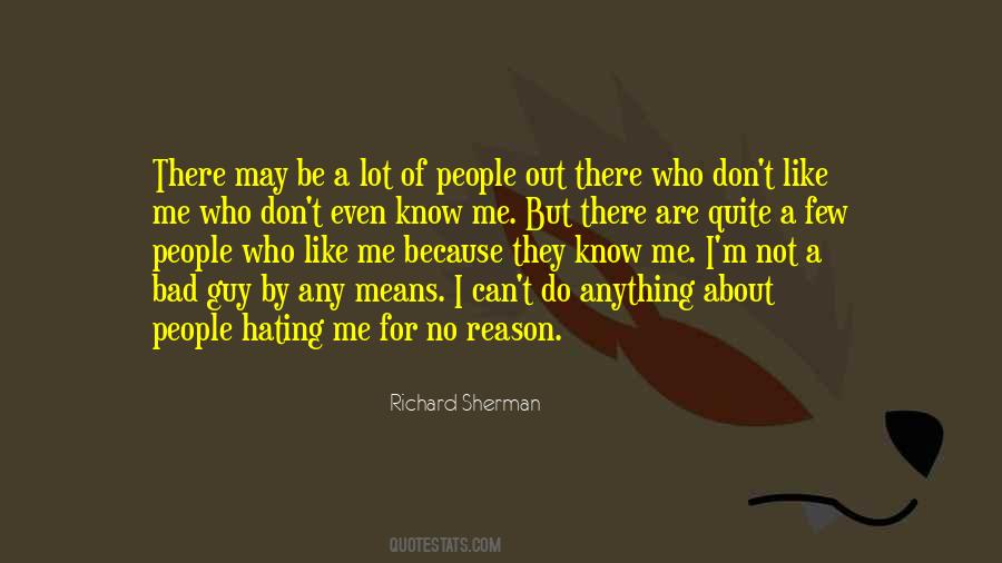 Hating Me For No Reason Quotes #773653