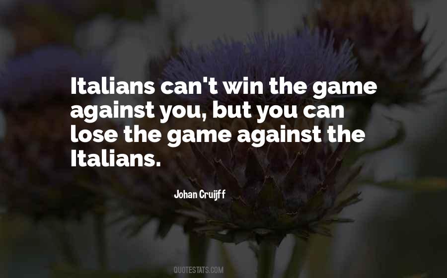 Quotes About Italians #1671603