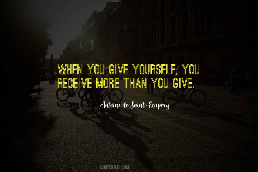 Give More Than You Receive Quotes #833721