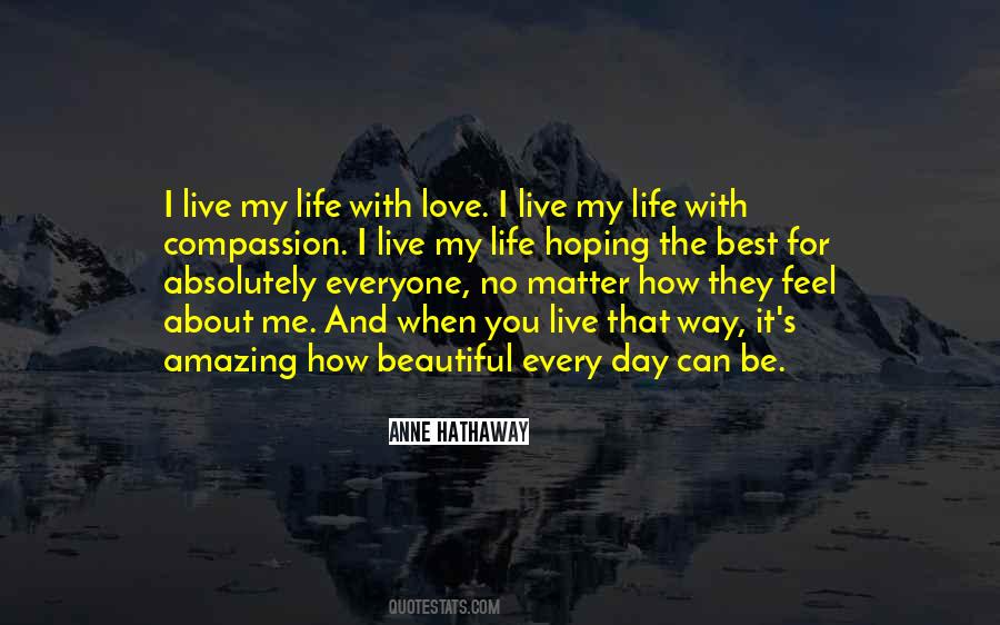 I Love My Life With You Quotes #1844157