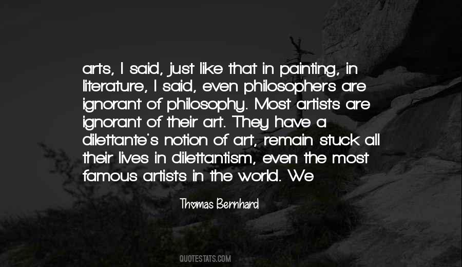 Dilettantism Quotes #1850181