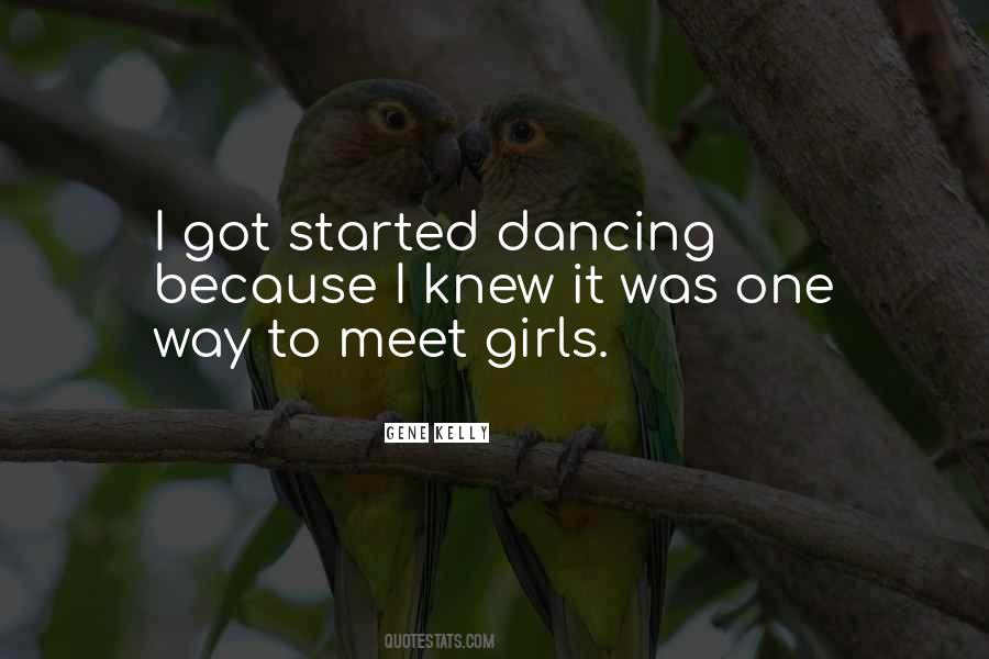 Girls Dancing Quotes #102631