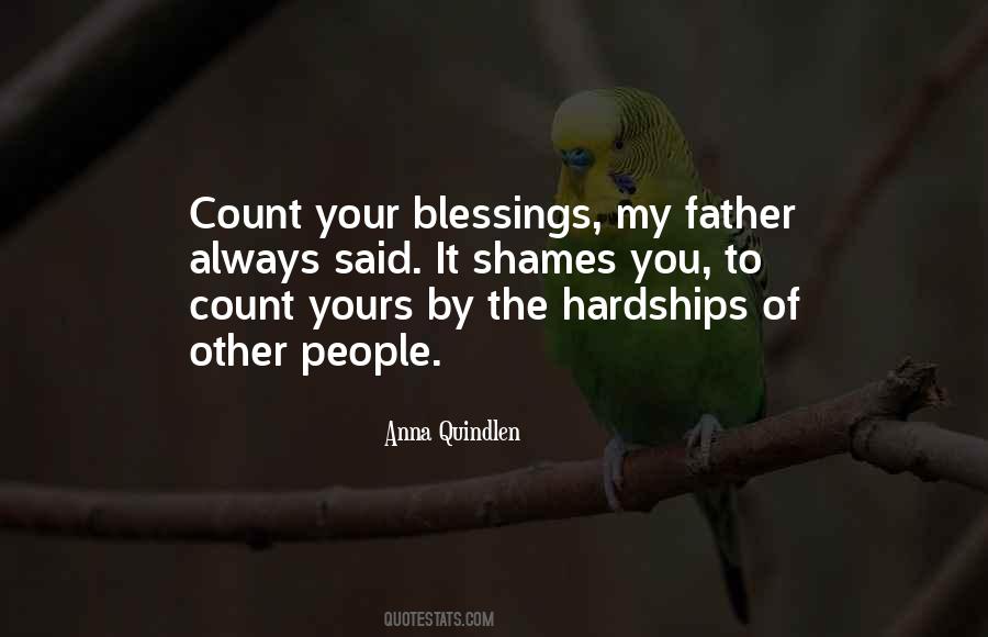 Count My Blessings Quotes #397944