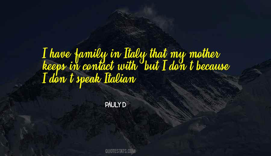 Quotes About Italian Family #1662550