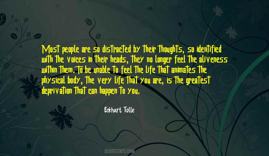 Eckhart Tolle Thoughts Quotes #103888