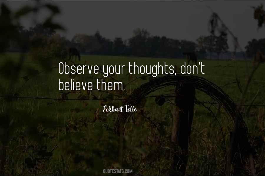 Eckhart Tolle Thoughts Quotes #1587233