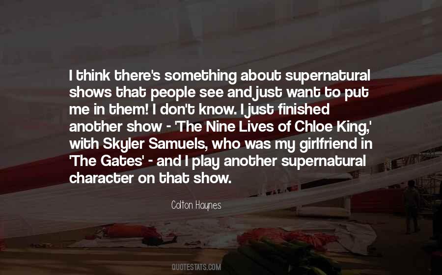 I Know Who I Want Quotes #628335