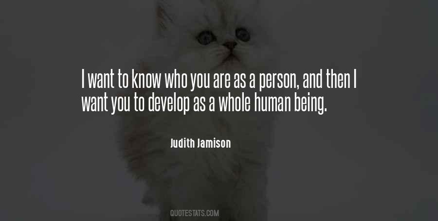I Know Who I Want Quotes #876255