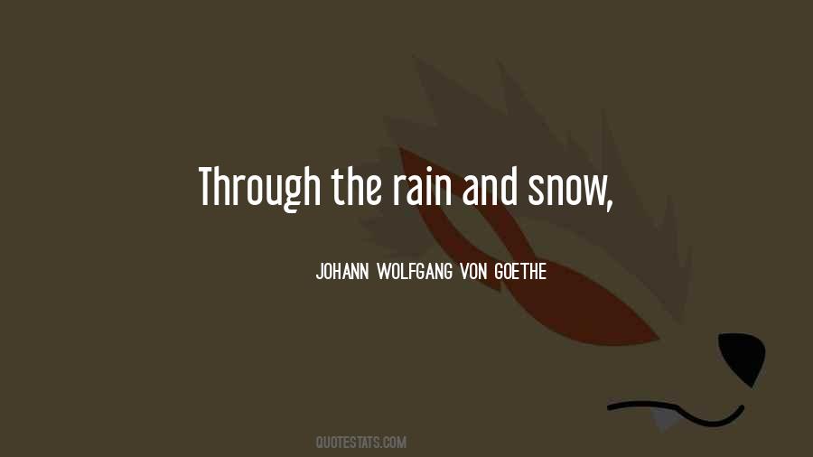 Snow Rain Quotes #1514254