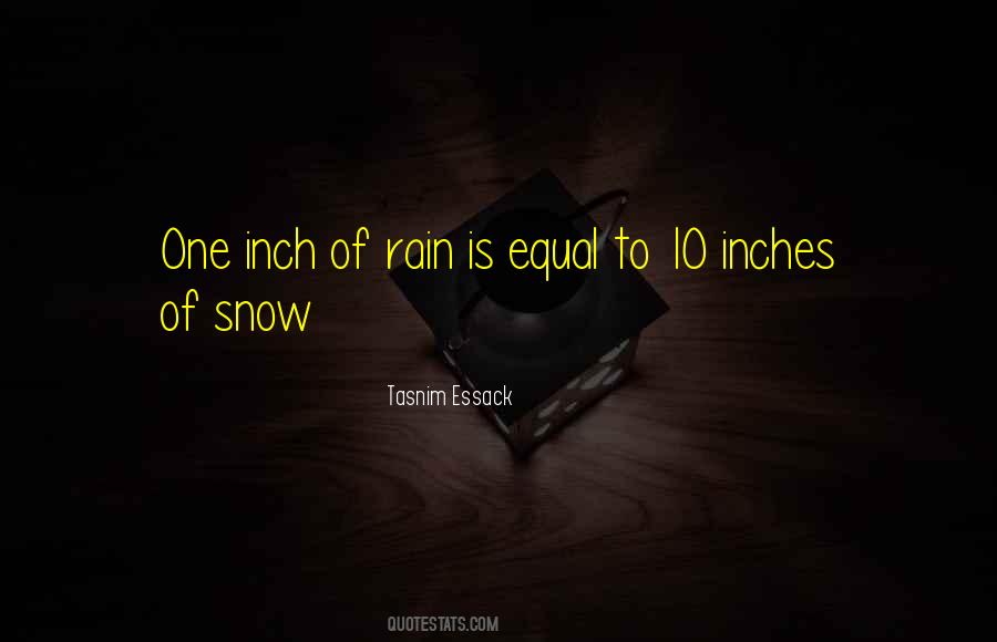 Snow Rain Quotes #1576983