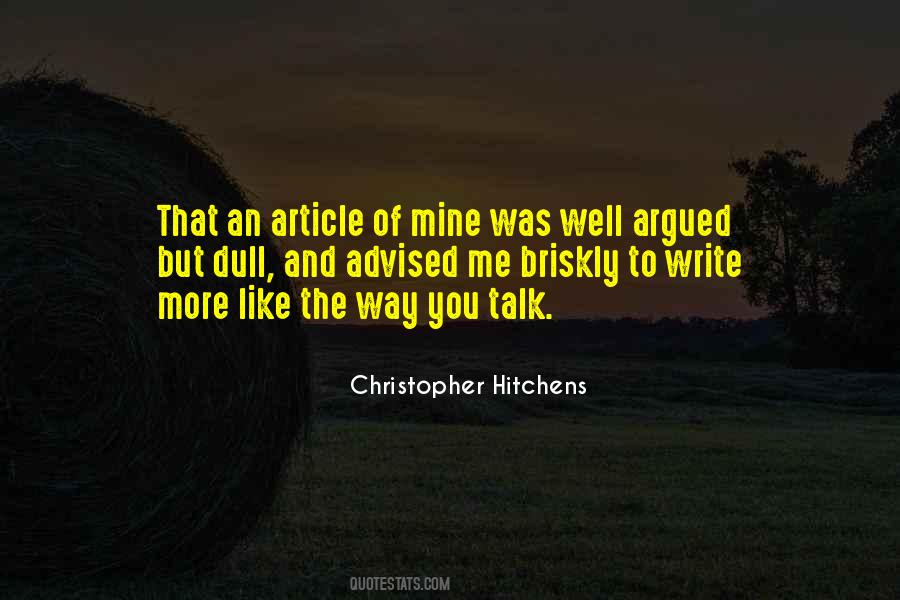 Article Of Quotes #706847