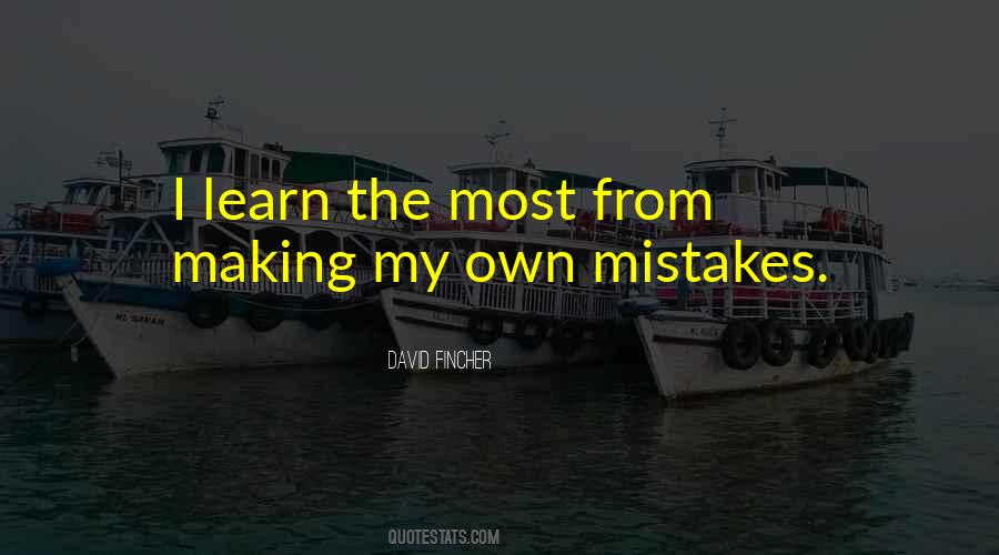 Learn From The Mistakes Quotes #1128539