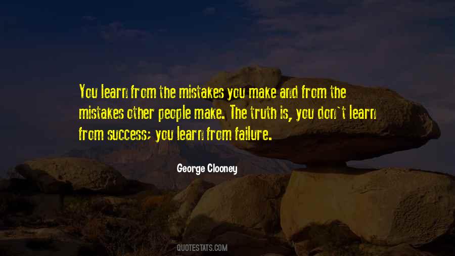 Learn From The Mistakes Quotes #355993
