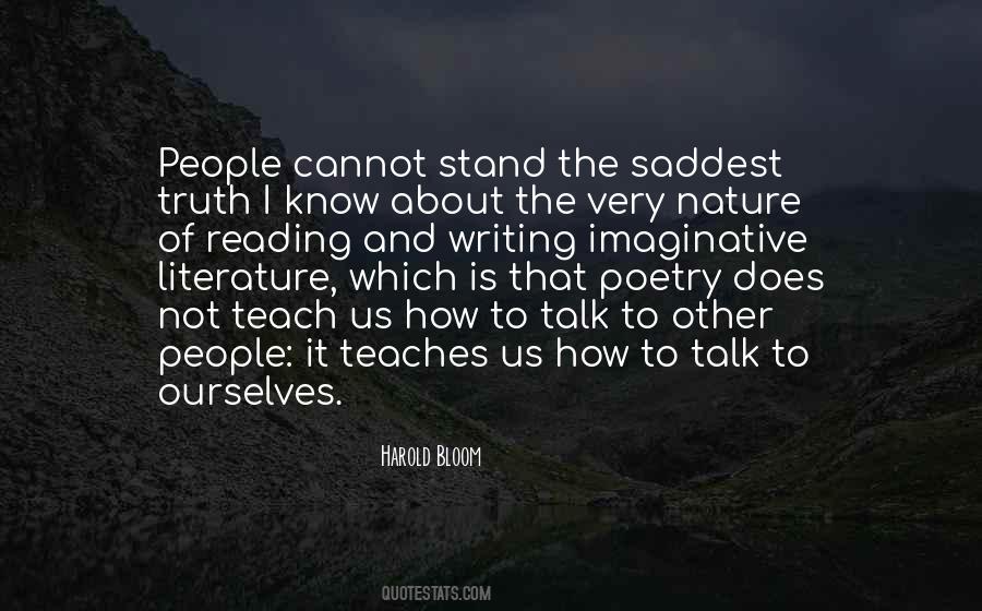 Quotes About The Nature Of Poetry #316350
