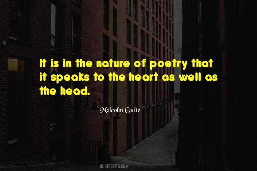 Quotes About The Nature Of Poetry #330819