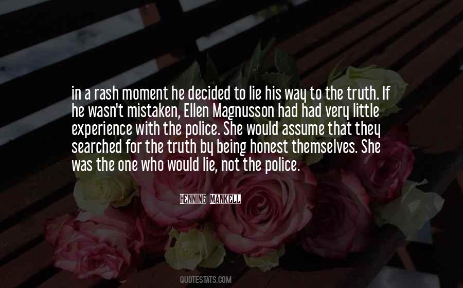 One Little Lie Quotes #218323