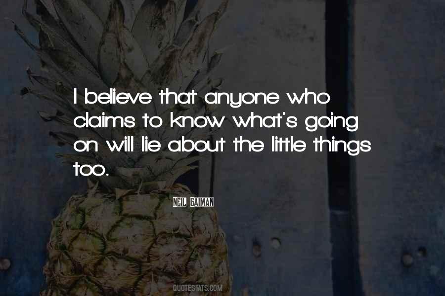 One Little Lie Quotes #563359