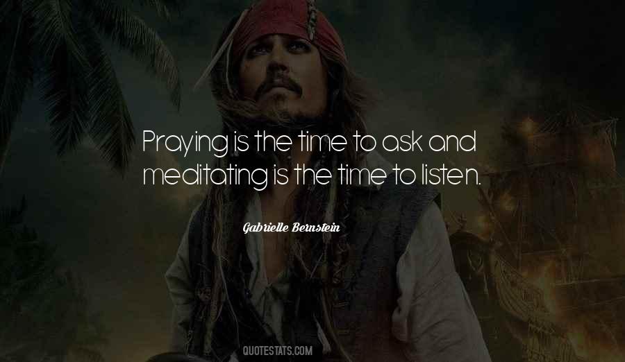 Praying Time Quotes #862677