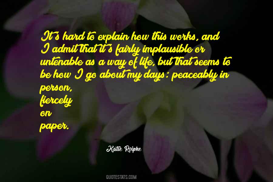 Quotes About It Works #21975 Quotes About It Works #21975