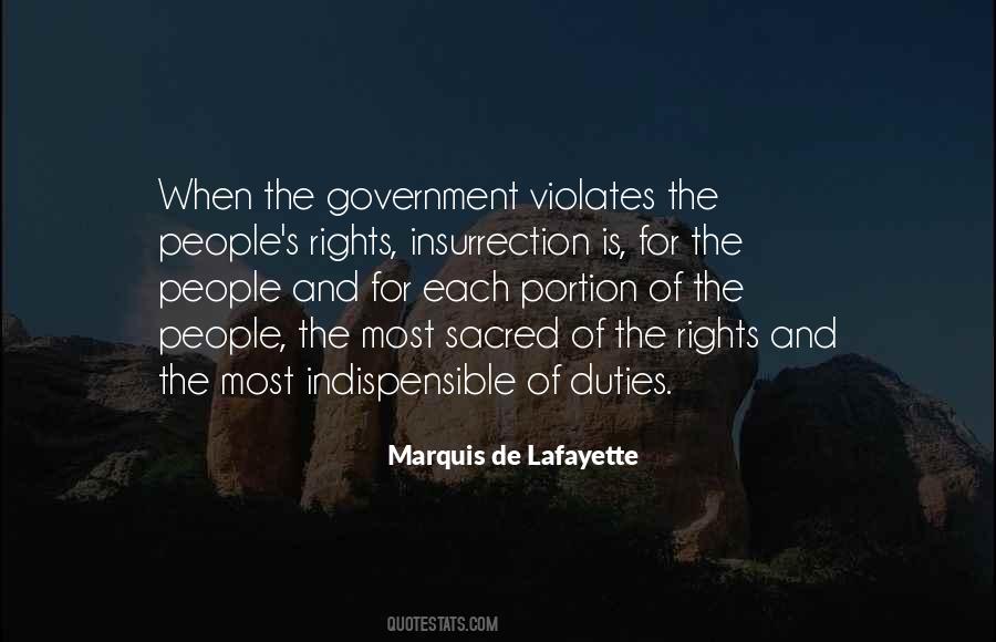 Marquis De Lafayette Insurrection Quotes #658600