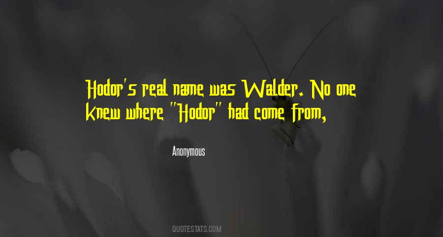 Best Hodor Quotes #365218