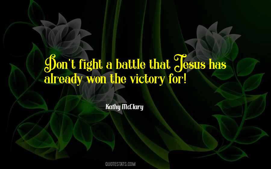 Jesus Victory Quotes #1259397
