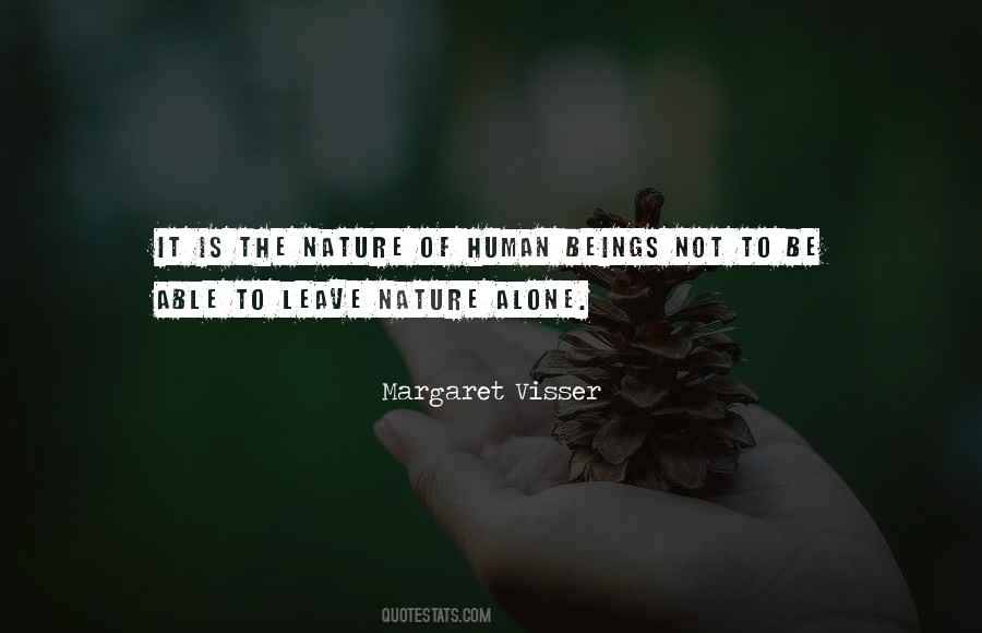Quotes About The Nature Of Human Beings #1604295