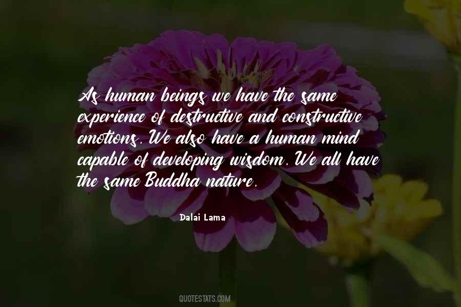 Quotes About The Nature Of Human Beings #561